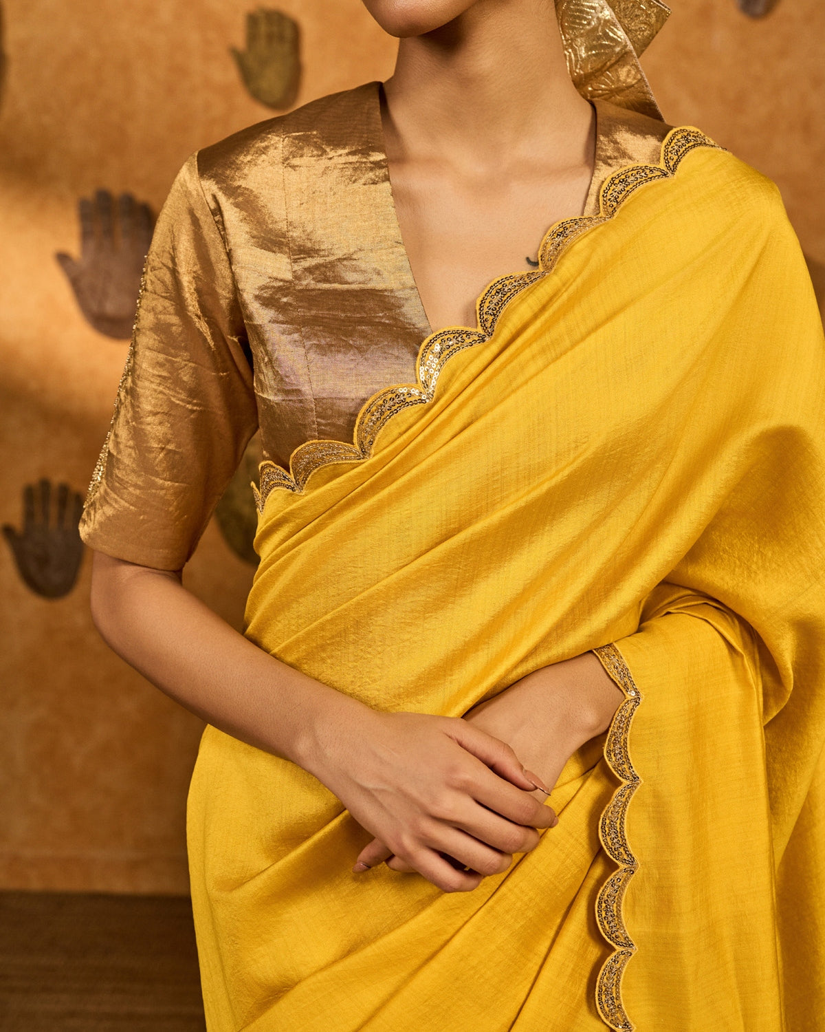 Yellow Bird Tales Sari