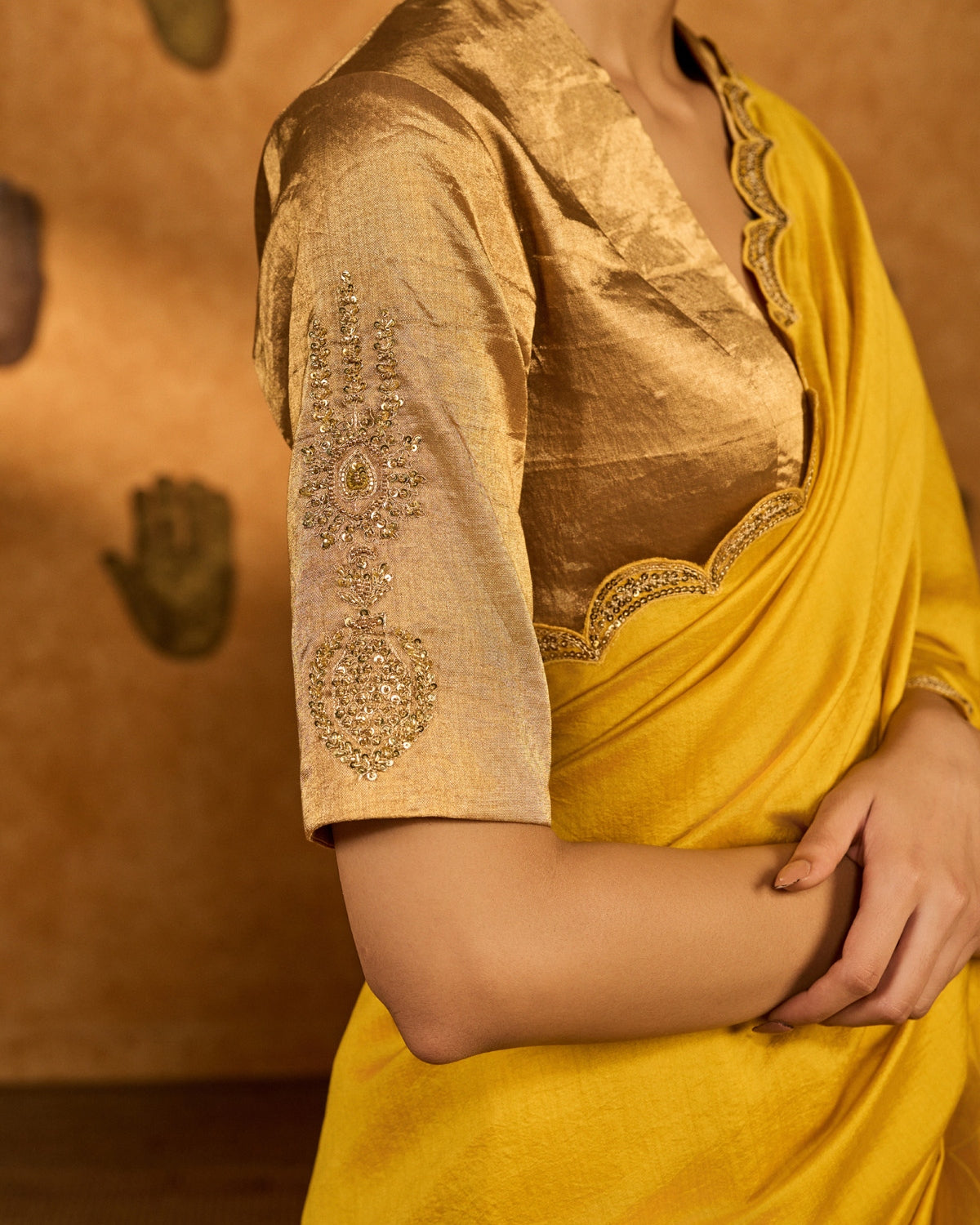 Yellow Bird Tales Sari