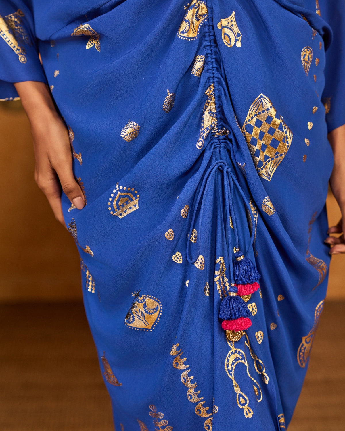 Blue Gilded Folkstone Kaftan