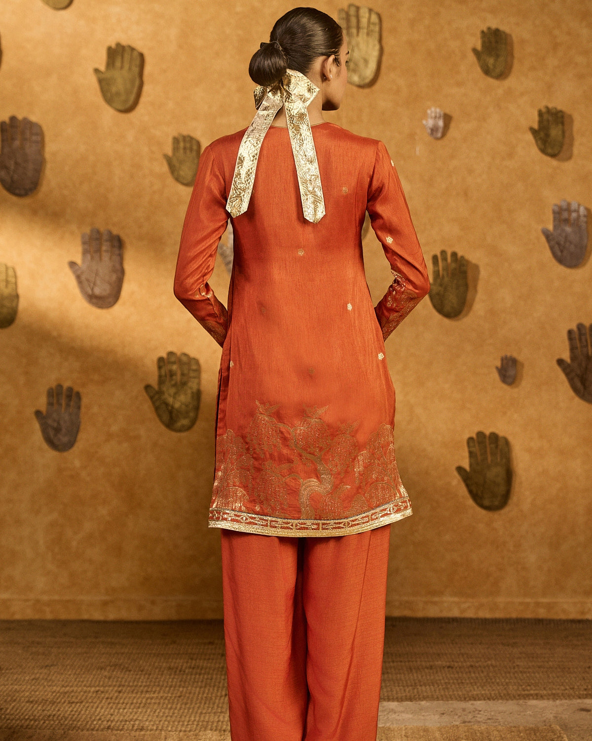 Rust Zen Kurta Set