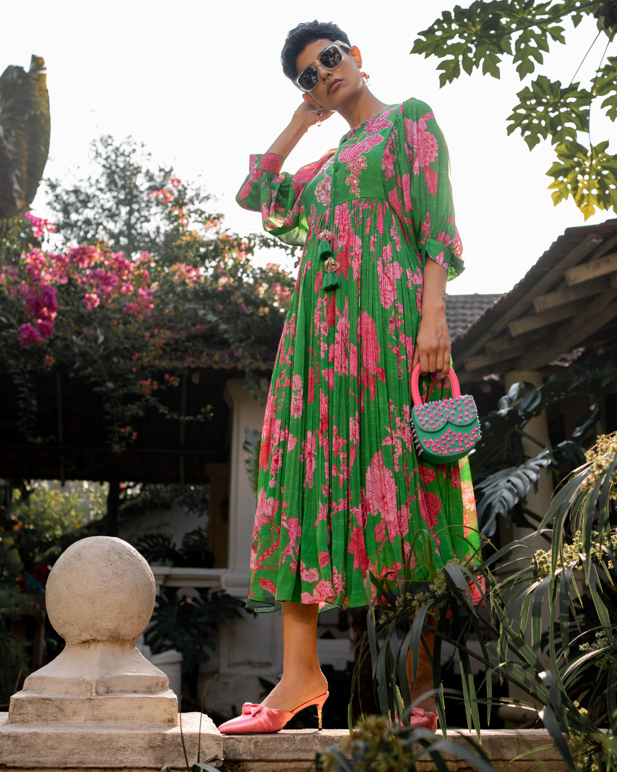 Zara 2025 floral maxi