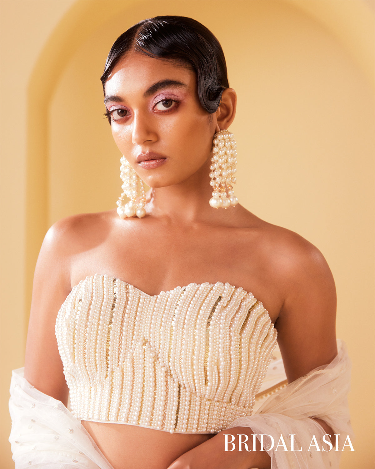 Basket Of Tulips Lehenga