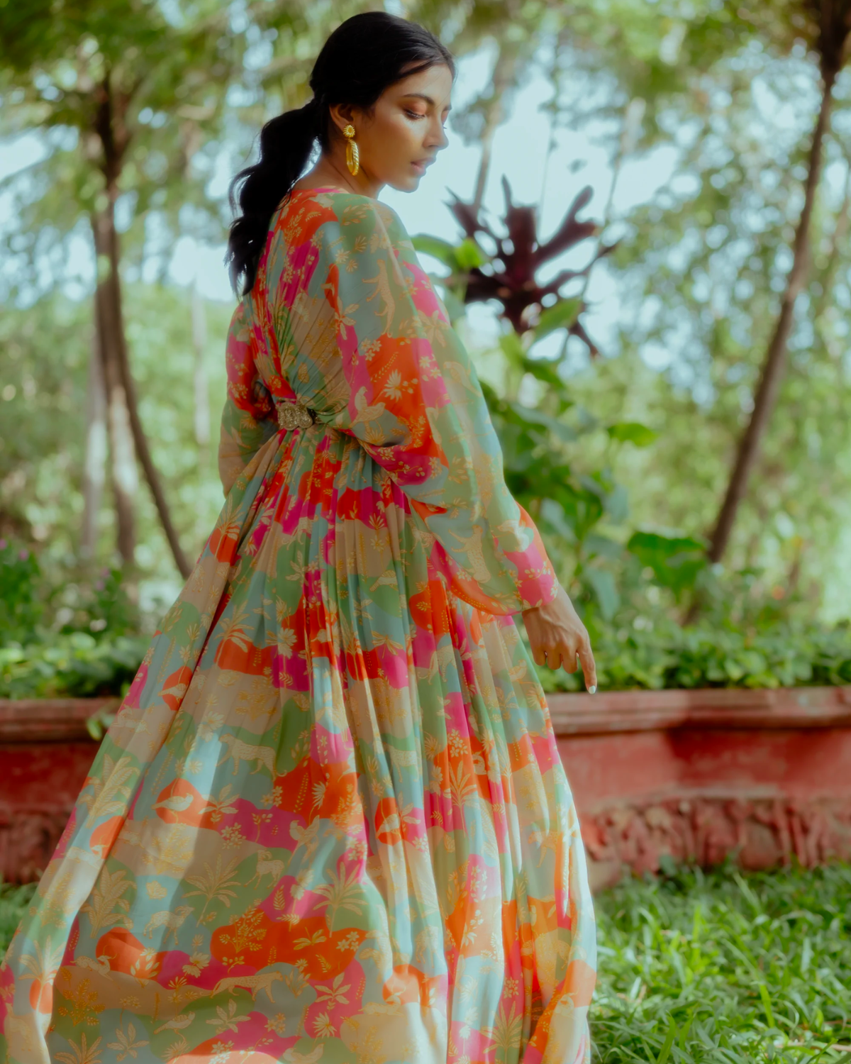 Printed kaftan best sale