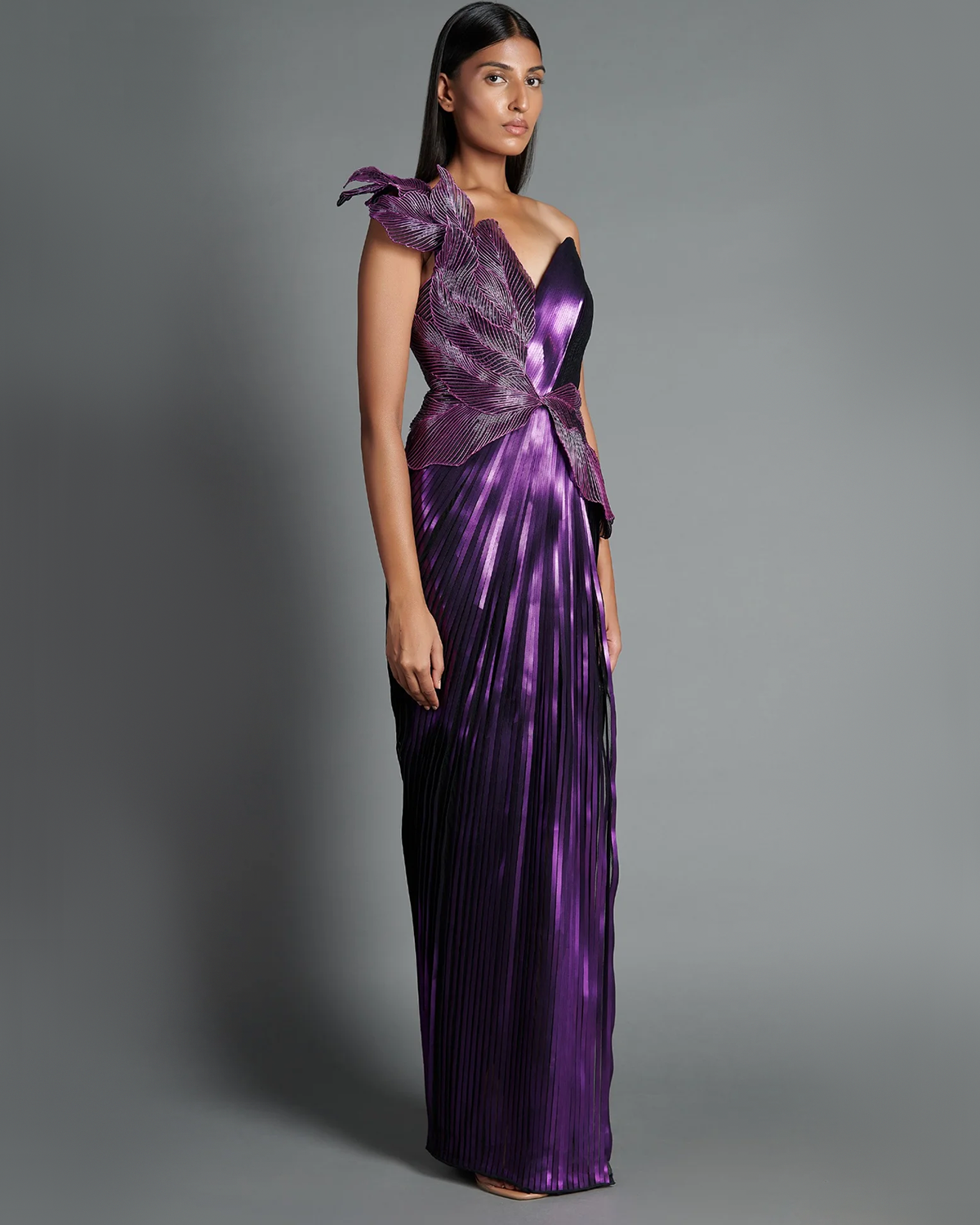 Metallic Moulded Gown