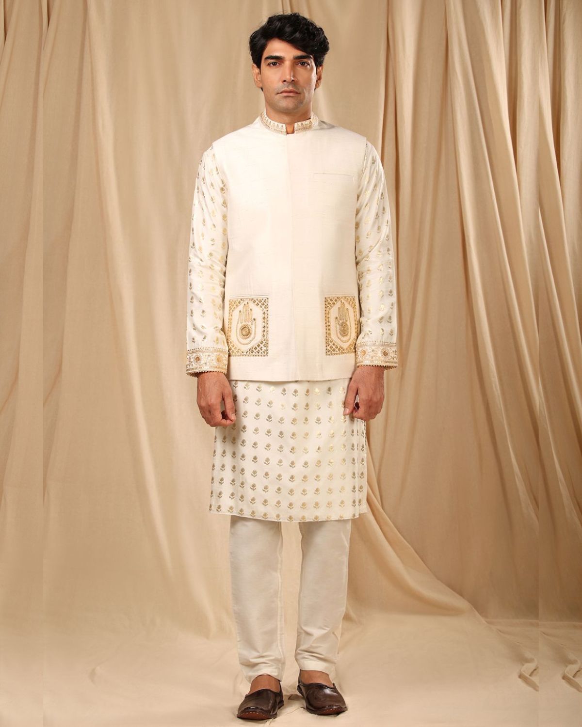 Ivory Wallflower Kurta Set