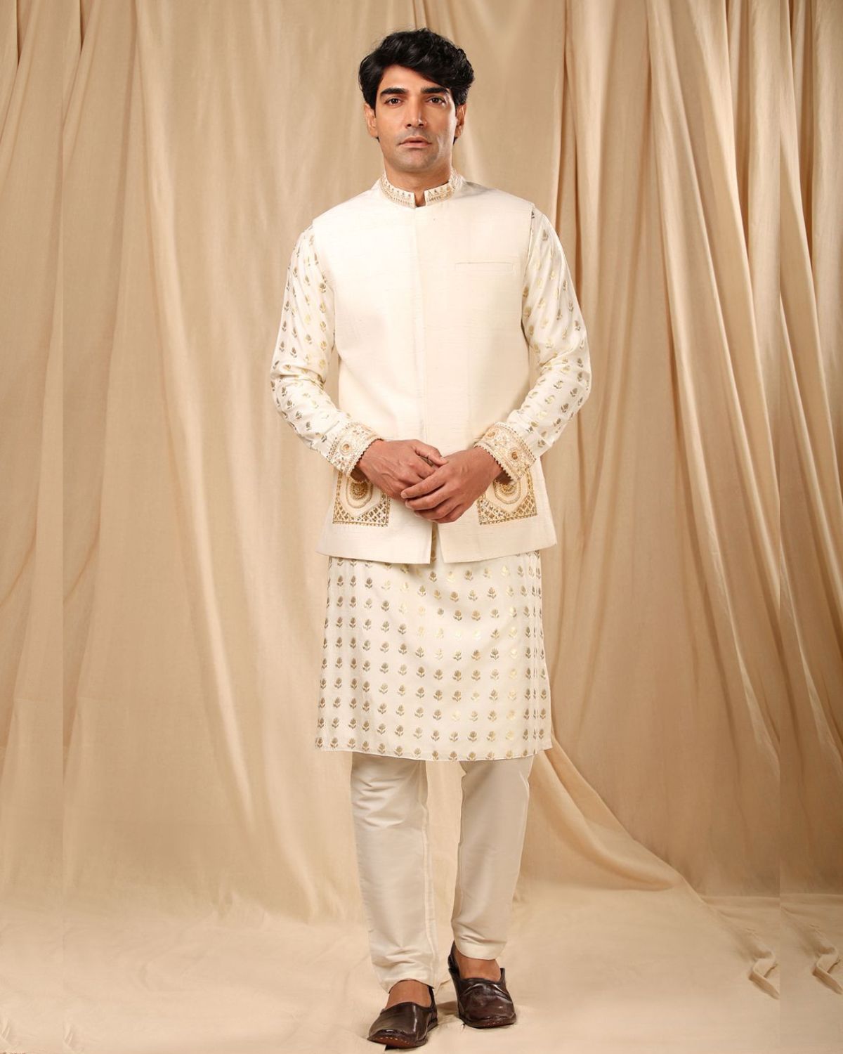 Ivory Wallflower Kurta Set