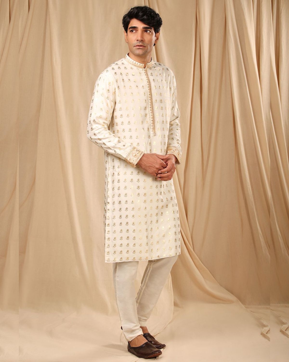 Ivory Wallflower Kurta Set