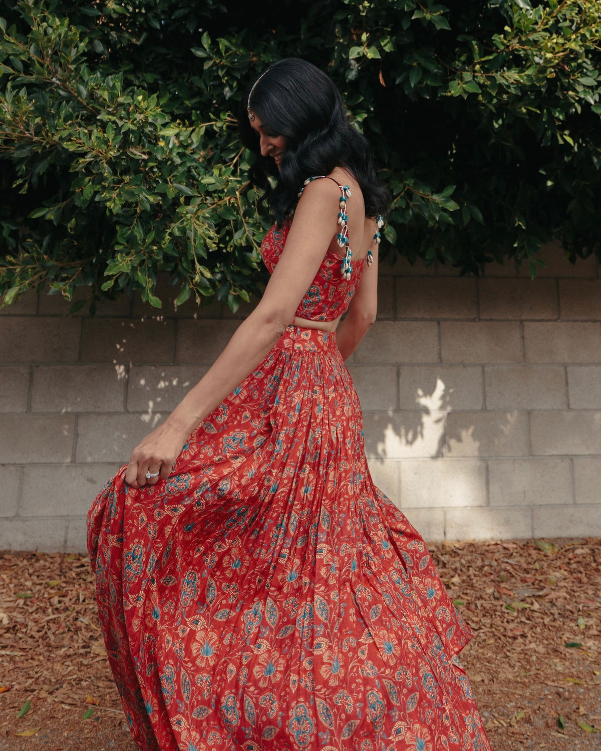 Red Sasha Lehenga