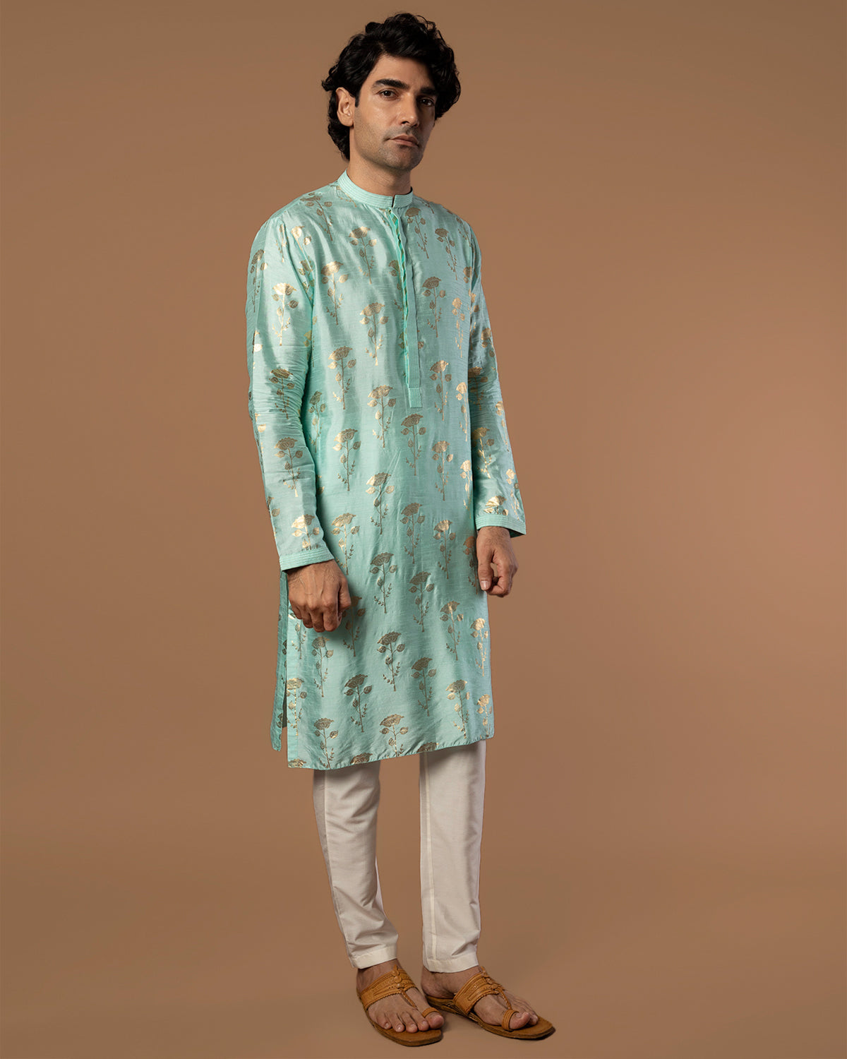 Sea Blue Periwinkle Kurta