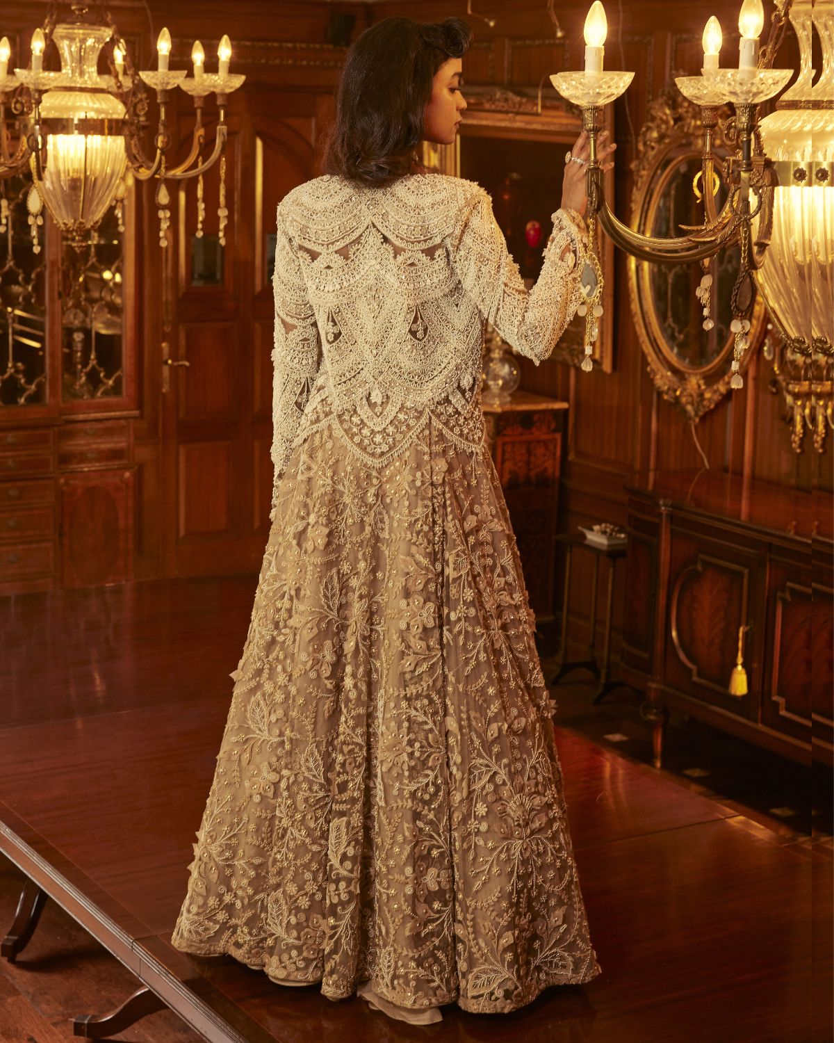 Sabyasachi jacket lehenga... totally in love with it :):):) | Formal  dresses long, Wedding attire, Engagement outfits