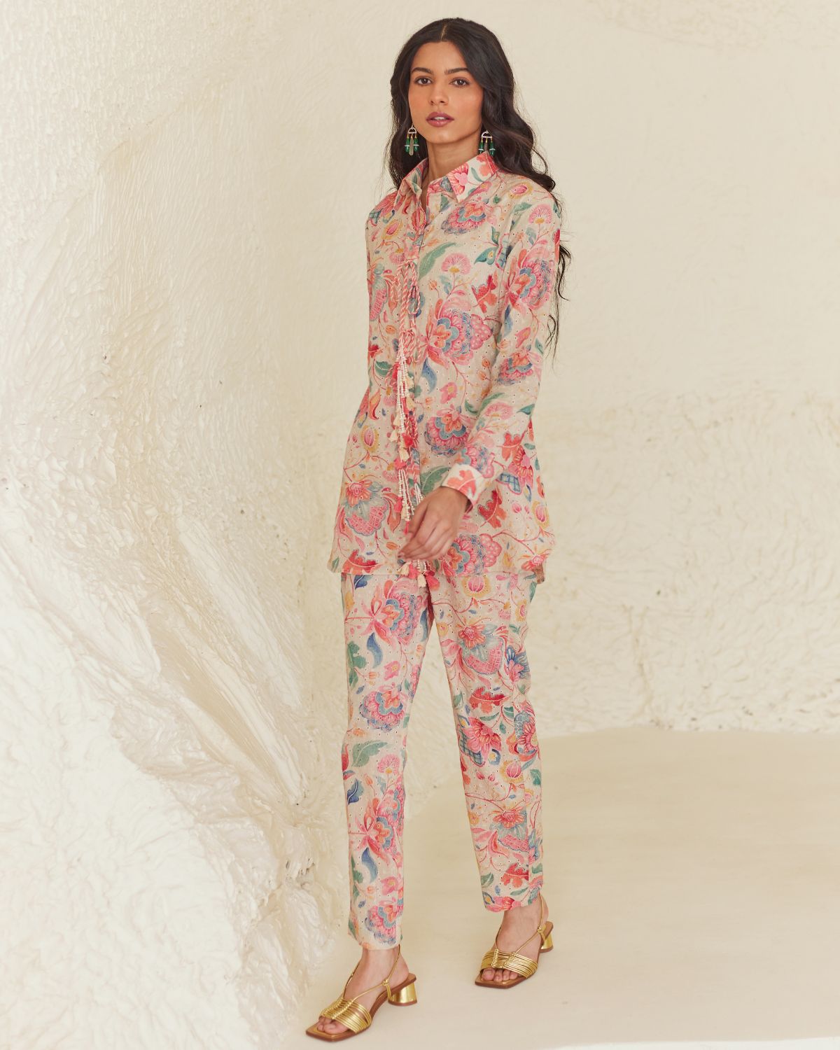 Floral Water Co-ord Set by Label Anushree